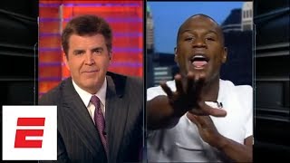 Floyd Mayweather goes toetotoe with Brian Kenny on SportsCenter  ESPN Archives [upl. by Ander603]