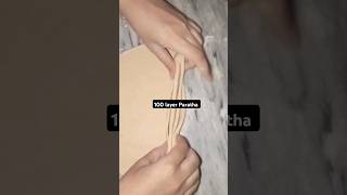 100 layer wala lachha Paratha  New trick Lacha paratha recipe Famous lacha paratha shorts viral [upl. by Cantone]