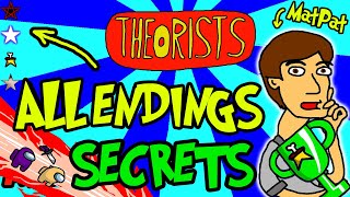 Matt is Glad to See You Theorists ALL ENDINGS  ALL SECRETS Full Gameplay [upl. by Atteras]