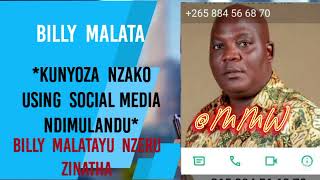 BILLY MALATA WAYALUKA  WAVOMELEZA KUTI FAKE BON KALINDOS PAGE ANAIPANGA NDIIYEYU [upl. by Flint41]