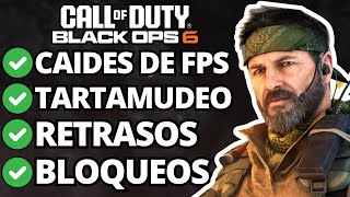 Cómo solucionar caídas de FPS retrasos congelamientos y tartamudeos en COD Black OPS 6 [upl. by Jillene]