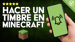 Cómo HACER un TIMBRE en Minecraft  Timbre Funcional [upl. by Eilama]