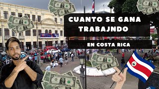 Cuanto se gana  trabajando en costa rica de salario minimo [upl. by Sinnel]