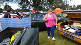 Glamis Classic Car Show Extravaganza Glamis Castle Angus Scotland UK [upl. by Maisey]