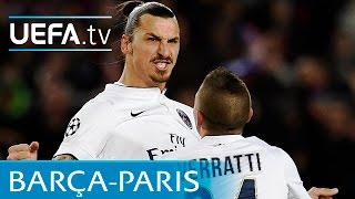 Barcelona v Paris SaintGermain UEFA Champions League highlights [upl. by Jerusalem]