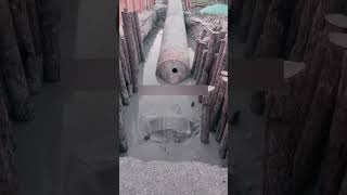 Amazing technology machine laying water pipe underground quickly [upl. by Luce321]