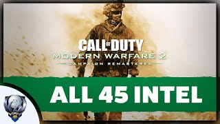 Call of Duty Modern Warfare 2 Remastered  All 45 Intel Locations Leave No Stone Unturned [upl. by Gignac487]