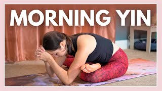 20 min Morning Yin Yoga  HIPS amp HAMSTRINGS [upl. by Neerehs]