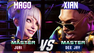 SF6 ▰ MAGO Juri vs XIAN Dee Jay ▰ High Level Gameplay [upl. by Colburn282]