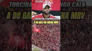 Torcida do Flamengo CALANDO a do Atlético MG na Arena MRV [upl. by Uriisa]