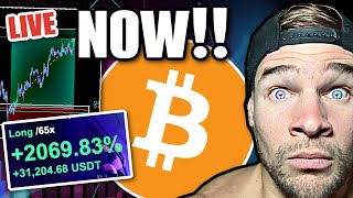 HISTORIC BITCOIN amp CRYPTO MOVE INCOMING LIVE 30000000 LONG TRADE [upl. by Addison834]