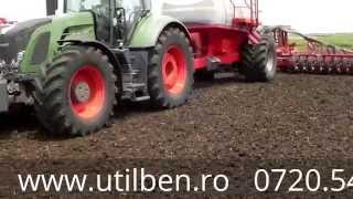 Tractor Fendt Second Hand la semanat cu semanatoare Horsch [upl. by Rotce]