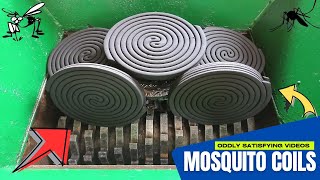 Mosquito Repellent Coils vs Shredder  Oddly Satisfying Videos [upl. by Weixel501]