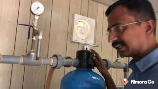 Sand filter service  Backwash  Rinse Mode explanation  RO system process overview [upl. by Fornof]