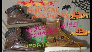 Practical Menswear Style Journey 145  MocToeBer Boot Review  Grant Stone  Thorogood  Wolverine [upl. by Pillihpnhoj]