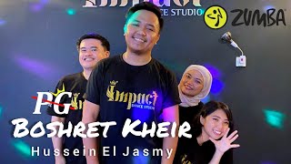 Hussein El Jasmy  Boshret Kheir  BELLY DANCE  DANCE FITNESS  ZUMBA  WORKOUT  Choreo by Zin PJ [upl. by Ihsorih962]