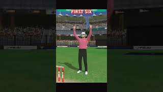 FIRST SIX REAL CRICKET SWIPE shorts cricket realcricketswipe viralvideo trending [upl. by Retla]