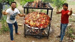 Juicy Whole Chicken Barbecue  Giant Whole Chicken Roast  How To Cook a Whole Chicken [upl. by Notsla354]