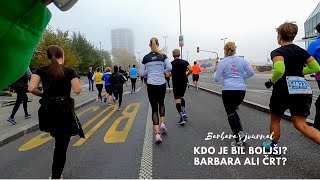 25 Ljubljanski maraton I Kdo je hitrejši na 10 km Barbaras Journal [upl. by Mont501]