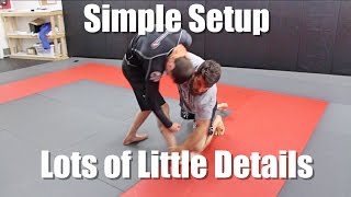 Ankle Pick Takedown for No Gi BJJ [upl. by Manup]