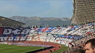 Koreografija Torcide povodom proslave 74 rodjendana  Hajduk  Lokomotiva  26102024 [upl. by Stoeber133]