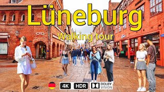 lüneburg a beautiful city in Germany walking tour 4k HDR [upl. by Eolande]