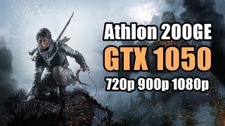 AMD Athlon 200GE GTX 1050 TESTE 9 GAMES [upl. by Silvestro]