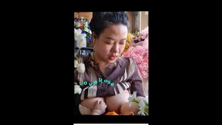 Breastfeeding vlogs new 2024 Breastfeeding menyusuibayi part 18 [upl. by Idelson]