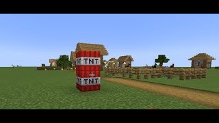 Minecraft  TNT Village [upl. by Lladnew686]