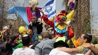 Purim Holiday in Jerusalem [upl. by Martelle]