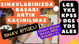 TÜM SINAVLAR İÇİN BAŞARI RİTÜELİ  DERSLERDE BAŞARILI OLMA SINAV RİTÜEL [upl. by Onaicul]