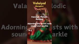 Valaiyal Melodic Bangles of Bharatanatyam bharatanatyam jewellery indianclassicaldance [upl. by Enneire292]