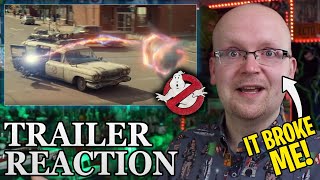 GHOSTBUSTERS AFTERLIFE 2nd trailer reaction It broke me [upl. by Lienhard]