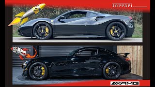 AMG GTR vs 488  short [upl. by Shank]