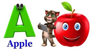 kids solve puzzle learning spellings  fruitsname abcd  toddlerlearning animals baby [upl. by Rudwik]