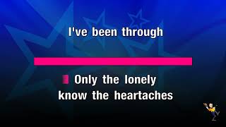 Only The Lonely  Roy Orbison KARAOKE [upl. by Akyre]