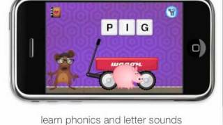 Word Wagon  by Duck Duck Moose iPad iPod iPhone App for Kids [upl. by Tallula117]