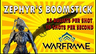 Warframe ZEPHYRS BOOMSTICK Pyrana Prime Build [upl. by Faubert]