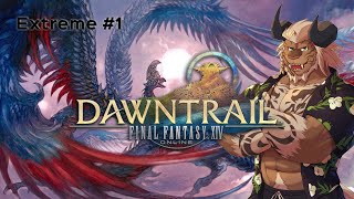 FFXIV Valigarmanda DawnTrail Extreme 1 DRK POV [upl. by Aimej]