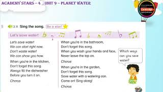 Academy Stars 4  Unit 9  Planet Water  Lesson 1  Vocabulary  Grandpas garden [upl. by Haswell]