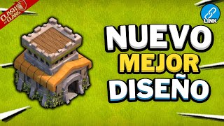 Diseño INCREÍBLE para Aldea AYUNTAMIENTO Nivel 8 en 2024 ✅ Clash of Clans  TH8 🚀 [upl. by Asoramla]