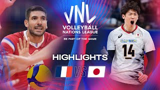 🇫🇷 FRA vs 🇯🇵 JPN  Highlights  Week 3  Mens VNL 2024 [upl. by Oberg]