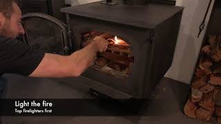 Lighting Your QuadraFire Wood Heater [upl. by Weinstein]