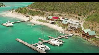 Bitter End Yacht Club in 2023 Gorda Sound Drone 4k of the BVI [upl. by Gnoht521]