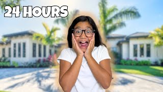 24 HOURS At A FAMOUS YouTuber’s House [upl. by Repard]