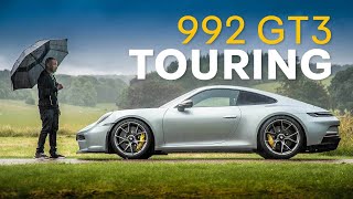 NEW Porsche 911 GT3 Touring Review Less Is More Fun  4K [upl. by Cuttler]