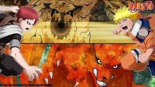 Naruto vs Gaara AMV Courtesy Call Thousand Foot Krutch [upl. by Zenger]