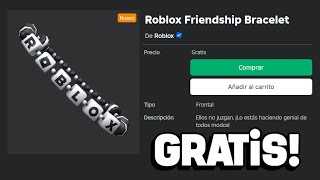 ROBLOX TE REGALA ESTE ITEM GRATIS SOLO POR HACER AMIGOS EN ROBLOX [upl. by Richmound]