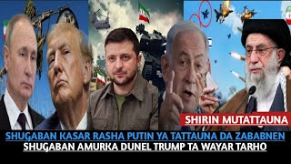 SHUGABAN KASAR RASHA PUTIN YA TATTAUNA DA ZABABNEN SHUGABAN AMURKA DUNEL TRUMP TA WAYAR TARHO [upl. by Geri399]