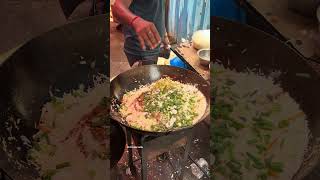 Bulk Making Schezwan Fried Rice shorts schezwanfriedrice [upl. by Suivat]